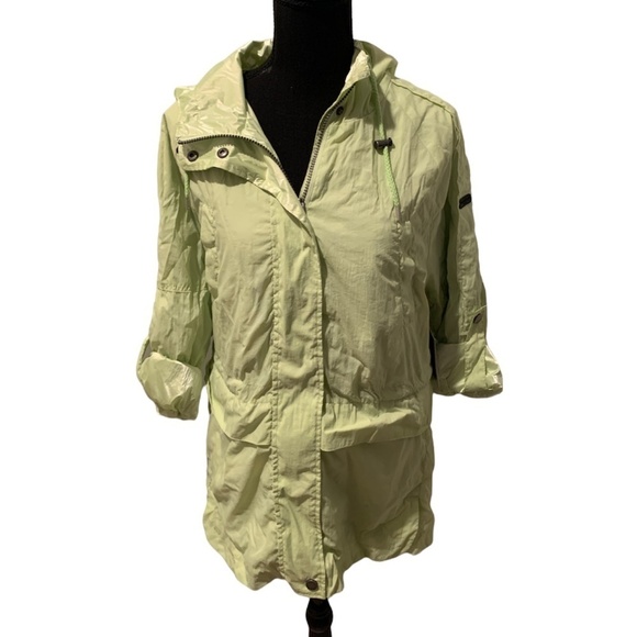 Lucky Brand Water Repellant Anorak jacket in Light Pistachio Medium NWT - Picture 1 of 8